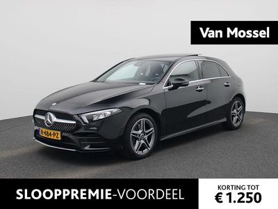 Zwart Gebruikt 2022 Mercedes A250 AMG line Hatchback | € 31.900 (Eerlijke prijs)