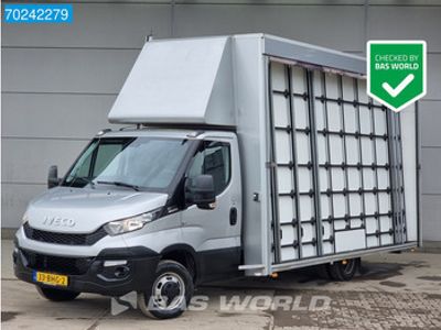 tweedehands Iveco Daily 50C17 3.0L Automaat Glasresteel Resteel Van den Born Glastransport Bakwagen Airco Trekhaak Cruise control