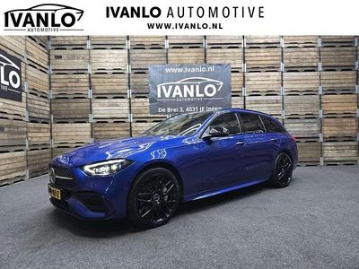 Blauw Occasion 2023 Mercedes C300e AMG line Stationwagen | € 44.945 (Iets duurder)
