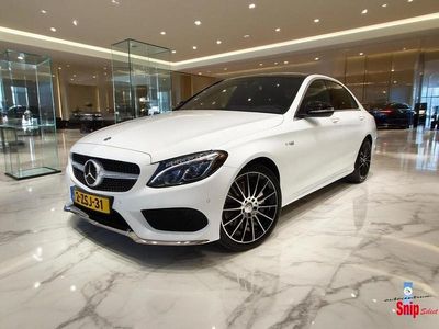 Wit Occasion 2015 Mercedes C400 Prestige Sedan | € 34.950 (Iets duurder)