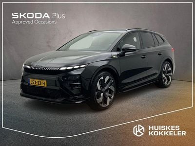 Zwart Nieuw 2026 Skoda Enyaq iV RS SUV | € 55.900 (Eerlijke prijs)