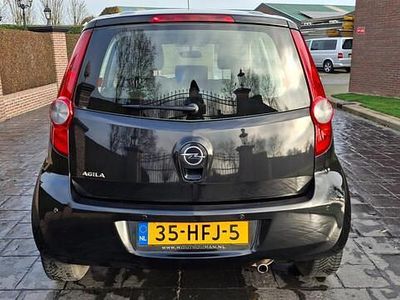 Zwart (metallic) Occasion 2008 Opel Agila Enjoy Hatchback | € 3.950 (Eerlijke prijs)