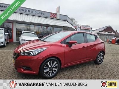 Occasion Nissan Micra Acenta 71 PK (52 kW) 2018 Rood Hatchback