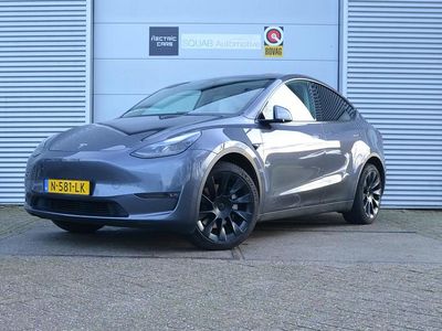 Occasion Tesla Model Y Long Range AWD 378 kW (514 PK) 2021 Grijs (metallic) SUV