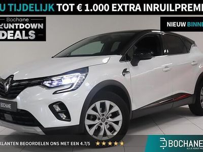 Twotone blanc nacré / noir et Gebruikt 2020 Renault Captur Intens SUV | € 19.900 (Eerlijke prijs)