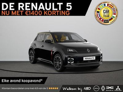 Zwart Nieuw 2025 Renault R5 Iconic Hatchback | € 34.665 (Eerlijke prijs)