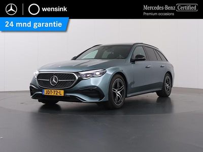 Zilver Occasion 2024 Mercedes E300 AMG line Stationwagen | € 59.850 (Eerlijke prijs)