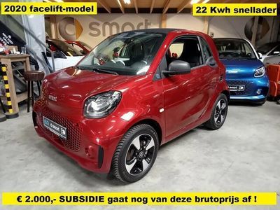 tweedehands Smart ForTwo Electric Drive EQ 22 Kwh snellader - stoelverwarming - regensensor