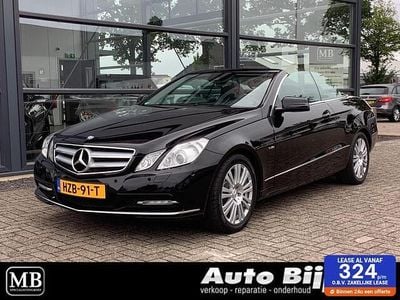 Occasion Mercedes E300 Avantgarde 252 PK (185 kW) 2012 Zwart Cabriolet