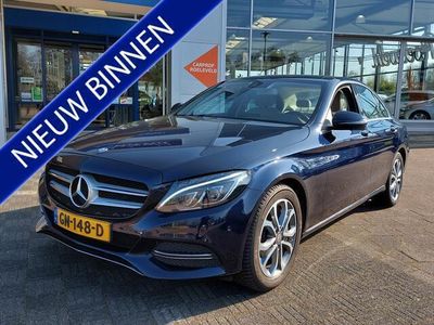 tweedehands Mercedes C350e Automaat Lease Edition | 1ste Eigenaar | Navi | Burmester Sound | Clima | Cruise | Leder+Verwarmd+Elek.Verstel | Pdc V+A+Assist+360 Camera | 17''lm