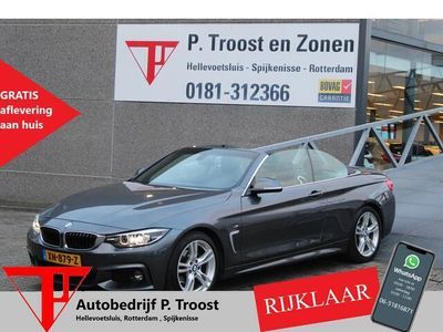 tweedehands BMW 420 4-SERIE Cabrio i Executive automaat/m-pakket/camera/cruise/leder/stoelverwarming/elektrische stoelen met geheugen