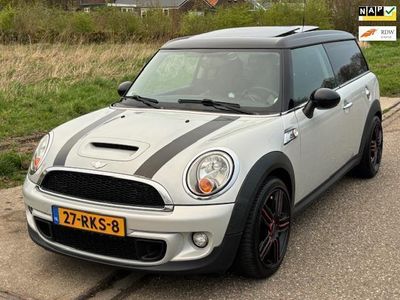 tweedehands Mini Cooper Clubman 1.6 S ECC Audio/CD Elect. pakket LMV 17" Electr. Panoramadak ABS Cruisecontrol PDC Dealeronderhoud Nw Apk