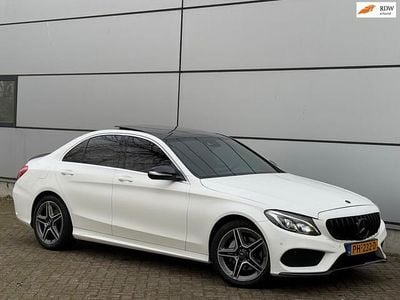 Occasion Mercedes C220 AMG line 170 PK (125 kW) 2014 Wit Sedan