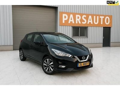 Zwart Occasion 2019 Nissan Micra Acenta Hatchback | € 8.999 (Goede deal)