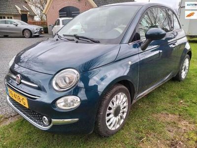 tweedehands Fiat 500 1.2 Lounge *navi *panorama *airco *blauw metallic