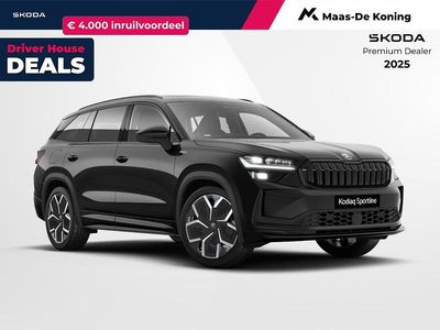 Zwart Nieuw 2025 Skoda Kodiaq Business Line SUV | € 56.890 (Eerlijke prijs)