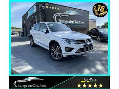 Wit Occasion 2017 VW Touareg R-line SUV | € 33.999