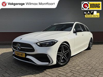 Wit Gebruikt 2021 Mercedes C200 AMG line Stationwagen | € 34.450 (Eerlijke prijs)