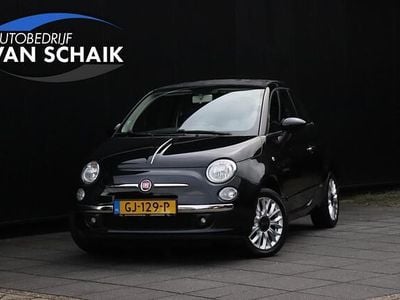 Zwart Gebruikt 2015 Fiat 500C Lounge Cabriolet | € 6.755 (Goede deal)