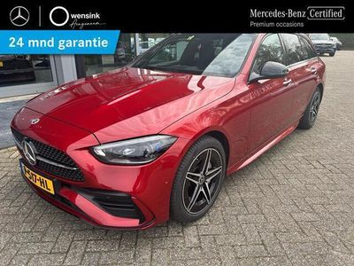 tweedehands Mercedes E300 C-KLASSE EstateAMG Line | Premium Pakket | Panoramadak | Nightpakket | Keyless | Digitaal licht