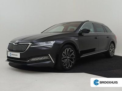 Occasion Skoda Superb LAURIN & KLEMENT 218 PK (160 kW) 2022 Zwart Stationwagen
