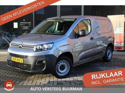 tweedehands Citroën Berlingo 3 seater 1.5 BlueHDi 100 S&S L1 Airco, Cruise control, Apple Carplay/Android auto, Bluetooth handsfree, Audio/DAB Achterdeuren