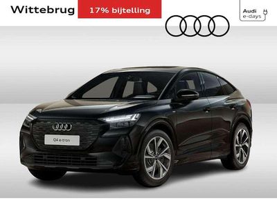 Zwart Nieuw 2025 Audi Q4 Sportback e-tron Competition SUV | € 61.770 (Eerlijke prijs)