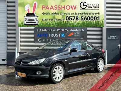 tweedehands Peugeot 206 CC CC 2.0 136PK CabrioDakDefect,Clima,Leder,Radio,