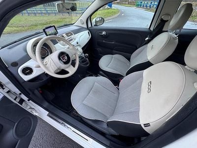 Wit Occasion 2015 Fiat 500C Lounge Cabriolet | € 7.888 (Eerlijke prijs)