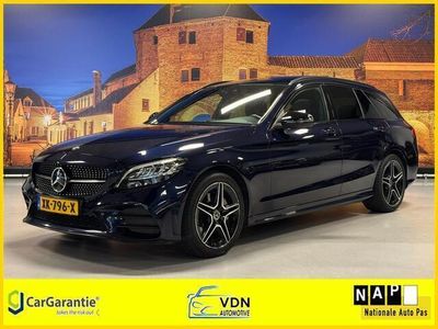 Occasion Mercedes C180 AMG 157 PK (115 kW) 2019 Blauw Stationwagen
