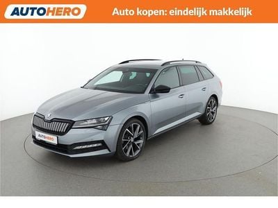 Grijs (metallic) Occasion 2021 Skoda Superb Business Line Stationwagen | € 24.749 (Eerlijke prijs)