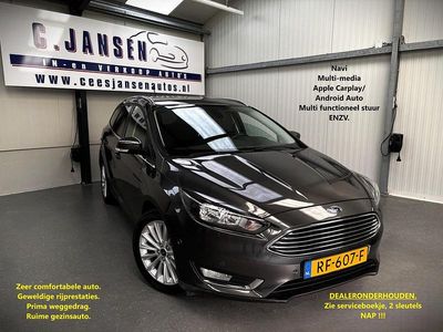 Bruin Occasion 2017 Ford Focus Titanium Stationwagen | € 10.899 (Duur)