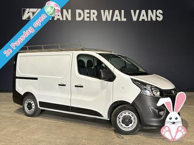 tweedehands Opel Vivaro 1.6 CDTI 126pk L1H1 Euro6 Airco | Navigatie | Imperiaal | Cruisecontrol Parkeersensoren, Bijrijdersbank