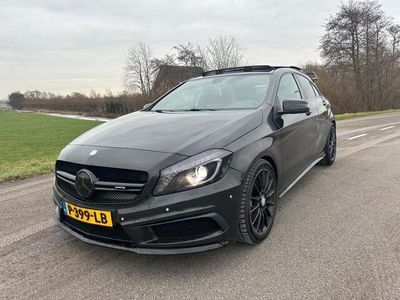 tweedehands Mercedes A45 AMG 4MATIC Pano Miltek 360pk Leer