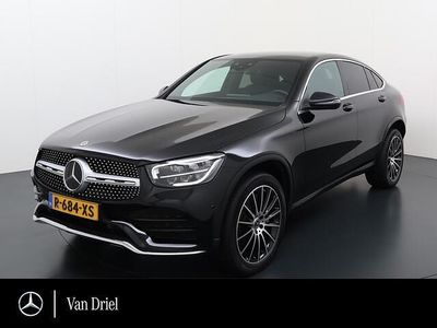 Zwart Occasion 2021 Mercedes GLC300 Premium Plus Coupé | € 49.750 (Eerlijke prijs)