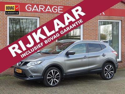 tweedehands Nissan Qashqai 1.2 Tekna 116PK 5drs clima, cruise, navi, pdc, camera, keyle