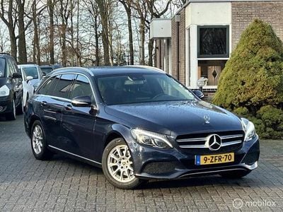 Blauw (metallic) Gebruikt 2014 Mercedes C220 Edition Stationwagen | € 9.999 (Eerlijke prijs)