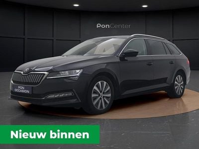 Zwart Gebruikt 2021 Skoda Superb Business Line Stationwagen | € 23.950 (Goede deal)