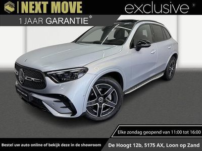 tweedehands Mercedes 200 GLC4MATIC AMG Line✅Panoramadak✅Sfeerverlichting✅Trekh