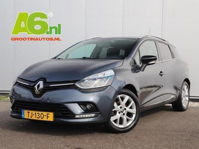 tweedehands Renault Clio IV Estate 0.9 TCe Limited Navigatie Keyless Airco Cruise PDC Bluetooth LMV