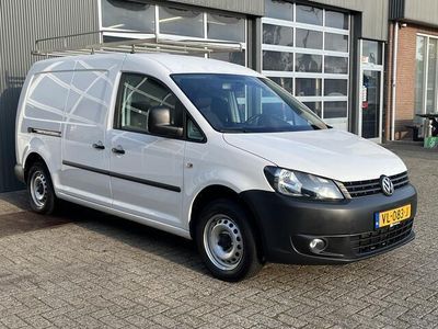 tweedehands VW Caddy Maxi 1.6 TDI L2 H1 Airco Cruise control Schuifdeur Kastinrichting Imperiaal 1e eigenaar Euro 5 1e eigenaar Bpm vrij voor prive gebruik !!