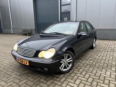 Zwart Occasion 2001 Mercedes C320 Elegance Sedan | € 1.999 (Super prijs)