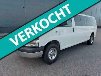 tweedehands Chevrolet Express CHEVY VAN6.0L V8 2017 met 350 PK grijs kenteken/ of Camper kenteken met 9 zit plaatsen ,LPG G3 !!