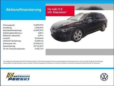 Zwart Gebruikt 2024 VW Golf VIII R-line Stationwagen | € 40.380 (Duur)