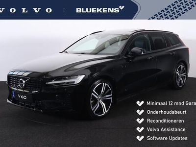 tweedehands Volvo V60 T8 Recharge AWD R-Design - Panorama/schuifdak - IntelliSafe Assist & Surround - 360º Camera - Harman/Kardon audio - Adaptieve LED koplampen - Verwarmde voorstoelen, stuur & achterbank - Parkeersensoren voor & achter - Elektr. bedienb. bestuurder