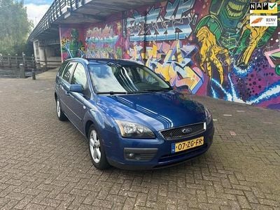 Occasion Ford Focus Ambiente 125 PK (91 kW) 2008 Blauw Stationwagen