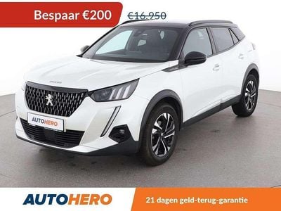 Wit Gebruikt 2021 Peugeot 2008 GT-line SUV | € 16.949 (Eerlijke prijs)