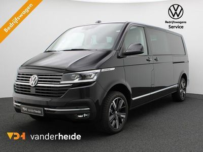 tweedehands VW Caravelle TRANSPORTER 2.0 TDI L2H1DC 150PK DSG (grijs kenteken) Achteruitrijcamera, 2x elek. schuifdeur, leder, winterpakket, virtual cockpit, elek. stoel, alarm, 18'' lichtmetaal