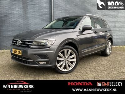 tweedehands VW Tiguan 2.0 TSI 180pk 4Motion DSG Automaat Highline | Pano Schuifdak | Trekhaak 2500kg |