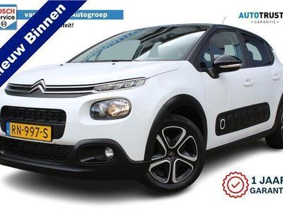 tweedehands Citroën C3 1.2 PureTech Feel Edition | Incl. 1 jaar Garantie | 2e Eigenaar | Parkeersensoren achter | Cruise controle | Airco | Navigatie | Apple CarPlay/Android Auto | Lane assist | DAB | Multifunctioneel stuurwiel | Getinte ramen | Origineel NL auto | N